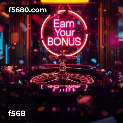 Imagem promocional da f568 mostrando a plataforma e suas vantagens