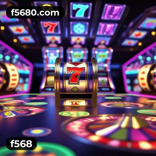 Imagem promocional da f568 mostrando a plataforma e suas vantagens