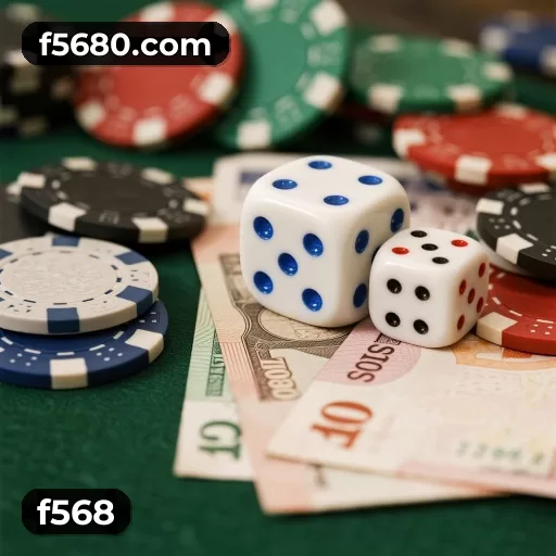 Imagem promocional da f568 mostrando benefícios e ofertas da plataforma