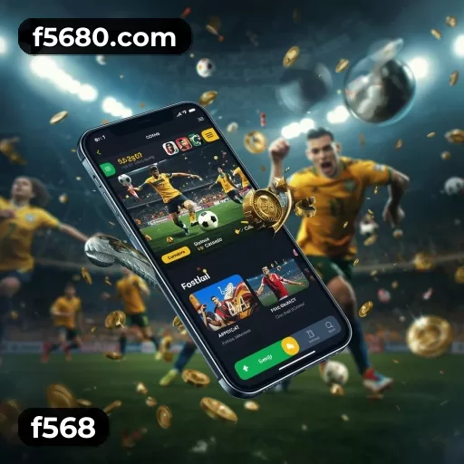 Visual do app f568 em dispositivos móveis com foco em segurança e praticidade